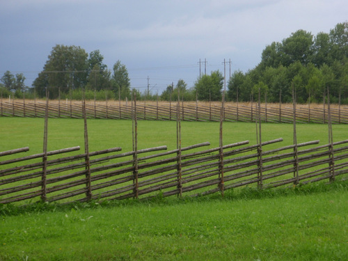 Classic Scandinavian fence.